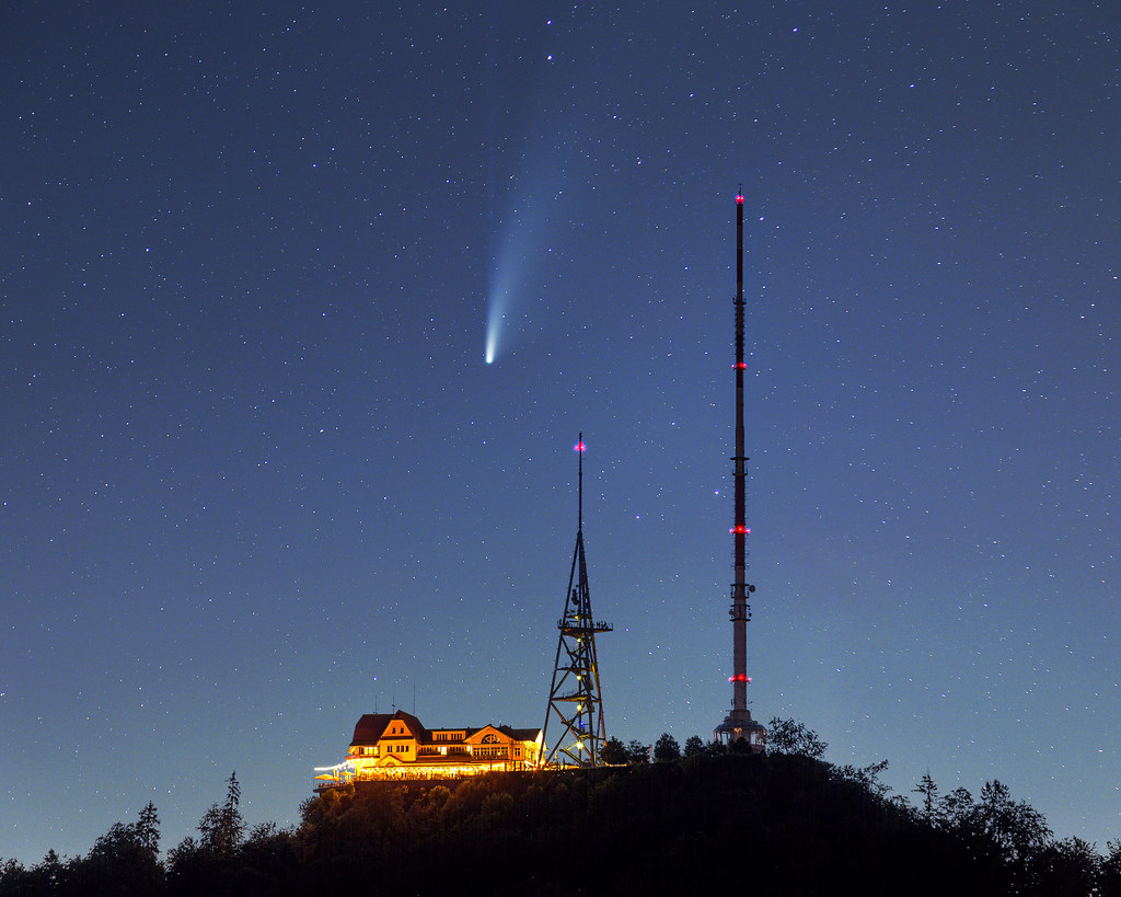 Scientists predict that a newly discovered comet will rapidly increase in brightness as it approaches the Sun.