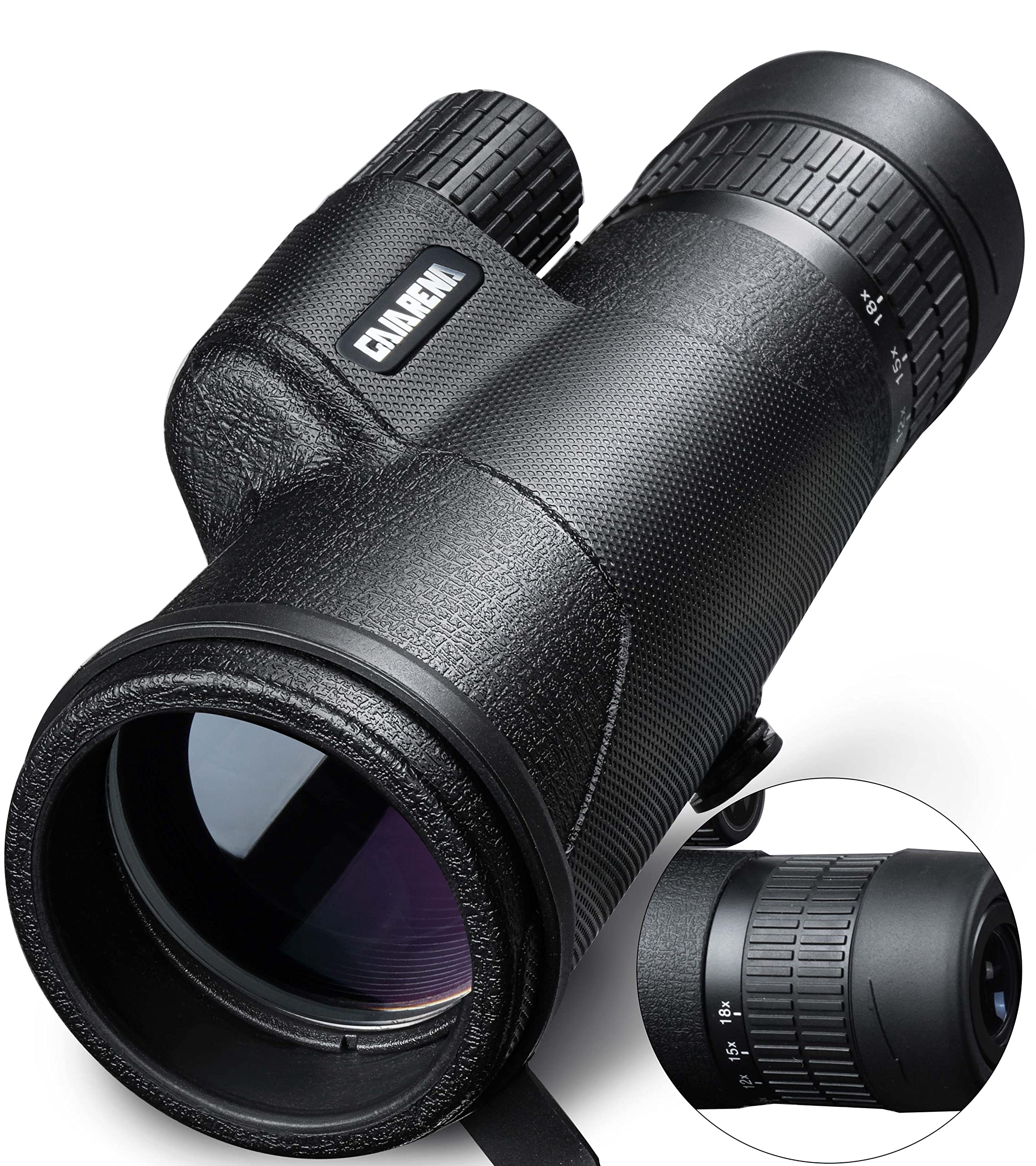 GAIARENA Zoom Monocular Telescope 8-22×50 for Adults with Real Magnification, BAK-4 Prism, & FMC Lens, 2023 New Released Scope with Innovated and Unique Optics System for Outdoor Hunting Hiking