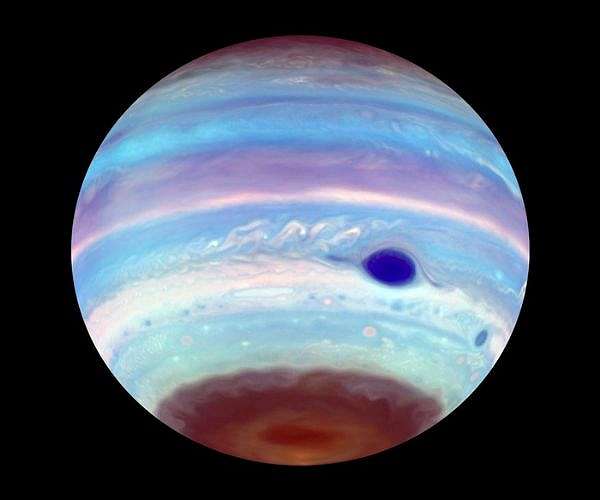 Dark UV Ovals Illuminate Jupiter’s Complex Atmospheric Dynamics